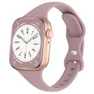 Pulseira de relógio DYKEISS Sport Slim Silicone 42 mm/44 mm Smoke Violet