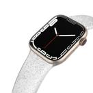 Pulseira de relógio EDIMENS Shiny Bling Glitter Silicone 38 mm a 42 mm