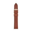 Pulseira de relógio Fossil 12mm Brown LiteHide Leather para mulher