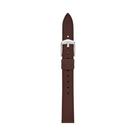 Pulseira de relógio Fossil 14 mm marrom escuro LiteHide Leather