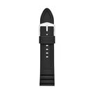 Pulseira de relógio Fossil masculina de silicone preta de 24 mm S241080