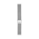 Pulseira de relógio Fossil S181376 feminina em malha prateada de 18 mm