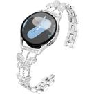 Pulseira de relógio G-ficu 20mm Butterfly Bling Metal para Samsung Pulseira de relógio G-ficu 20mm Butterfly Bling Metal para Samsung