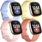 Pulseira de relógio Getino compatível com Fitbit Sense/Sense 2/Versa 4/Versa 3