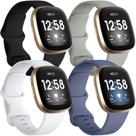 Pulseira de relógio Getino compatível com Fitbit Sense/Sense 2/Versa 4/Versa 3