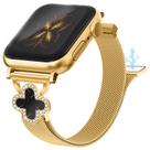 Pulseira de relógio JOYOZY Slim Metal compatível com Apple 38-49 mm dourada