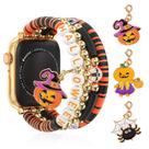 Pulseira de relógio KAGREC Beaded Halloween compatível com Apple 44/45/46/49 mm