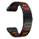 Pulseira de Relógio LDFAS para Fenix 8/7/6 Pro/5 - Madeira de Sândalo Vermelho Natural