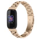 Pulseira de relógio Limque em aço inoxidável para Fitbit Inspire 3