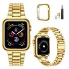 Pulseira de relógio MiOhHR em aço inoxidável sólido para Apple 44 mm/42 mm