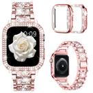 Pulseira de relógio Mosonio compatível com Apple 44 mm com capa feminina