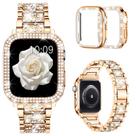Pulseira de relógio Mosonio compatível com Apple de 40 mm com estojo feminino