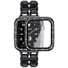Pulseira de relógio Mosonio compatível para Apple 38 mm com estojo feminino