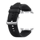 Pulseira de relógio Samsung Galaxy Watch 8 Hybrid Vegan Leather Black Pulseira de relógio Samsung Galaxy Watch 8 Hybrid Vegan Leather Black