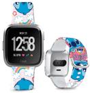 Pulseira de relógio Sjiangqiao Stitch compatível com Fitbit Versa 2/Versa