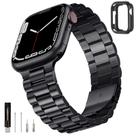 Pulseira de relógio SUNFWR em aço inoxidável para Apple Watch 42/44/45 mm