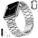 Pulseira de relógio SUNFWR em aço inoxidável para Apple Watch 42 mm/44 mm