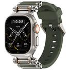 Pulseira de relógio TAURI projetada para Apple Watch Ultra 2/49 mm verde militar Pulseira de relógio TAURI projetada para Apple Watch Ultra 2/49 mm verde militar