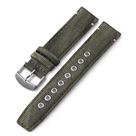 Pulseira de relógio Timex de 20 mm em tecido verde, pulseira de liberação rápida