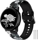 Pulseira de relógio TOOLAIK Florai 22mm de silicone para Samsung Galaxy