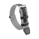 Pulseira De Relógio Unissex Em Nylon E material sintético, Preto E Cinza 20mm 22mm, Bracelete Macio Para