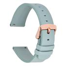 Pulseira de relógio WOCCI de couro flexível de 18 mm para relógio inteligente Pulseira de relógio WOCCI de couro flexível de 18 mm para relógio inteligente
