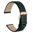 Pulseira de relógio WOCCI Elegant Genuine Leather 18 mm de largura