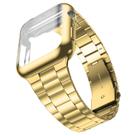 Pulseira de relógio Wolait compatível com Apple 38 mm com caixa dourada