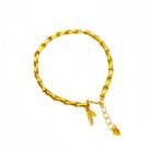 Pulseira de segmento de bambu banhado a ouro para mulheres Pulseira de segmento de bambu banhado a ouro para mulheres