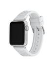 Pulseira de Silicone Branca Coach Elevate Look para Apple Watch 38/40/41mm