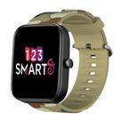 Pulseira de Silicone Camuflada compatível com Bip 3 A2172 / Bip A1608 / Bip U / Bip Lite - Caqui