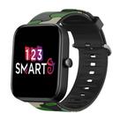 Pulseira de Silicone Camuflada compatível com Bip 3 A2172 / Bip A1608 / Bip U / Bip Lite - Verde