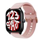 Pulseira de Silicone Colorida compatível com GTS4 A2168 / GTS 4 Mini A2176 - Rosa Bebê