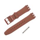 Pulseira De Silicone Colorida Para Substituição De Relógio Esportivo Swatch 16mm 17mm 19mm 20mm