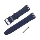 Pulseira De Silicone Colorida Para Substituição De Relógio Esportivo Swatch 16mm 17mm 19mm 20mm
