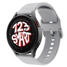 Pulseira de Silicone com Fecho Colorido para Galaxy Watch 5 Watch5 Pro 40mm 44mm 45mm - Cinza