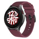 Pulseira de Silicone com Fecho Preto para Galaxy Watch 5 Watch5 Pro 40mm 44mm 45mm - Roxo