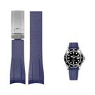 Pulseira De Silicone De 20mm Para Relógio Rolex DAYTONA SUBMARINER Yacht-Master GMT Explorer