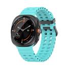 Pulseira De Silicone Esportiva Samsung Galaxy Watch Ultra 2025/7, Acessórios De Banda Marinha Em