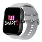 Pulseira de Silicone Fecho Colorido compatível com Bip 3 A2172 / Bip / Bip Lite / Bip U - Cinza