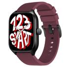 Pulseira de Silicone Fecho Preto compatível com GTS4 A2168 / GTS 4 Mini A2176 - Roxo