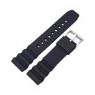 Pulseira De Silicone Impermeável 20mm 22mm Para Rolex Submariner Citizen Seiko SKX007 SRP777J1 -