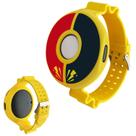 Pulseira de Silicone Macio Chanvoo Compatível com Poke Go Plus + 2023, Capa Protetora com Pulseira Ajustável (Amarela)