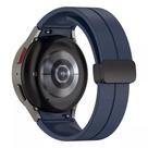 Pulseira de Silicone magnética para Samsung Galaxy Watch 4 Watch 5 Active2 40mm 42mm 44mm 45mm 46mm