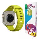 Pulseira De Silicone Mariner Compatível Com Watch Ultra 1 2 e 3 Iwatch 10 9 8 7 6 5 4 3 2 1 Se 44mm 45mm 46mm Ultra 49mm Cor Amarelo Limão