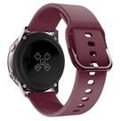 Pulseira de Silicone Para Galaxy Watch Active 2 e Active r500 - Vinho