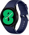 Pulseira de Silicone Para Samsung Galaxy Wattch 4 - Azul Marinho