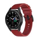 Pulseira de Silicone Para Smartwatch Galaxy Watch 4/ Galaxy Watch4 Classic - Bordo