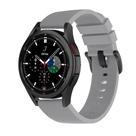 Pulseira de Silicone Para Smartwatch Galaxy Watch 4/ Galaxy Watch4 Classic - Cinza