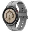 Pulseira de Silicone Ridge Exclusiva para Galaxy Watch 4 Watch4 e Watch 5 Watch5 - Cinza Claro